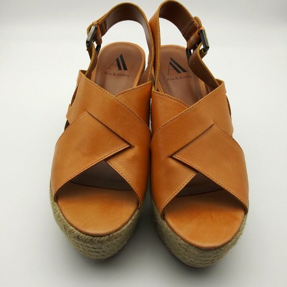 Ava & Aiden 8.5 Wedge Sandals - Picture 1 of 9